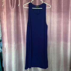 Forever 21+ blue tank dress 2X
